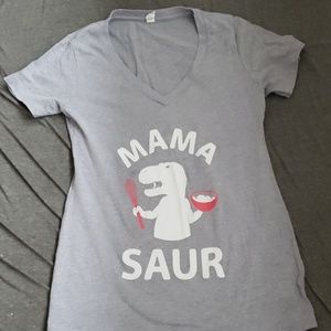 Mamasaur tee size small